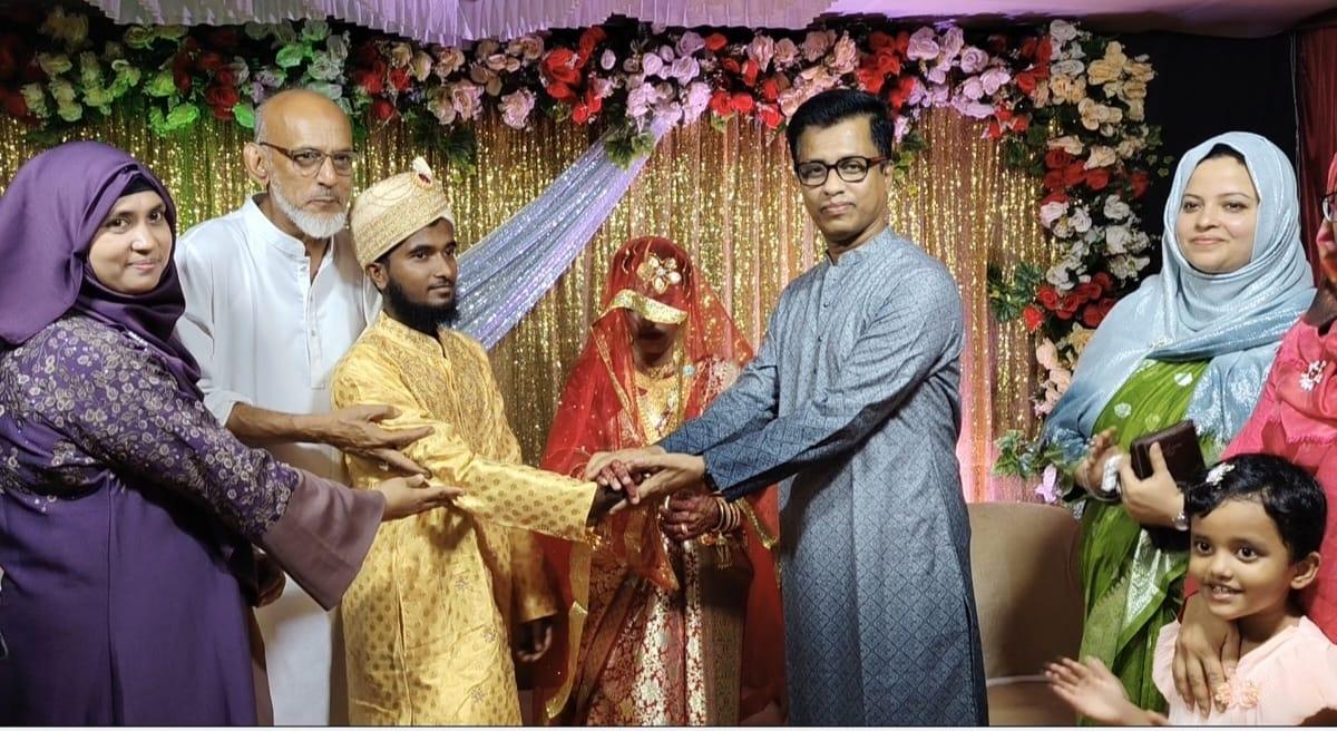 জেলা প্রশাসকের অভিভাবকত্বে সরকারি শিশু পরিবারের এতিম কন্যার বিয়ে