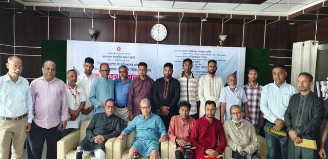 মৌলভীবাজার বাংলাদেশ সাংবাদিক কল্যাণ ট্রাস্ট সিলেট বিভাগের সাংবাদিকের আর্থিক অনুদানের চেক বিতরণ অনুষ্টিত