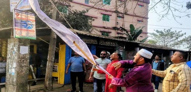 নির্বাচন পরবর্তী পরিচ্ছন্নতা অভিযানে মাঠে এমপি মুজিবুর রহমান চৌধুরী