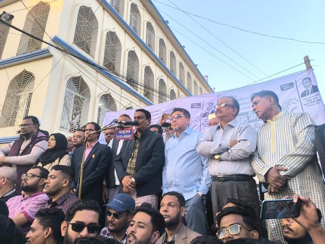 ছাতকে  শীষের মিছিল ও সমাবেশ মিলন বললেন উন্নয়ন ও ঐক্যই আমাদের লক্ষ্য