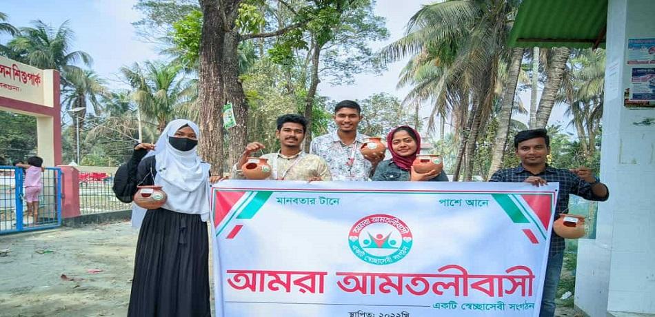 আমতলীতে পাখিদের আবাসস্থল তৈরিতে ব্যতিক্রমী উদ্যোগ “আমরা আমতলীবাসী”