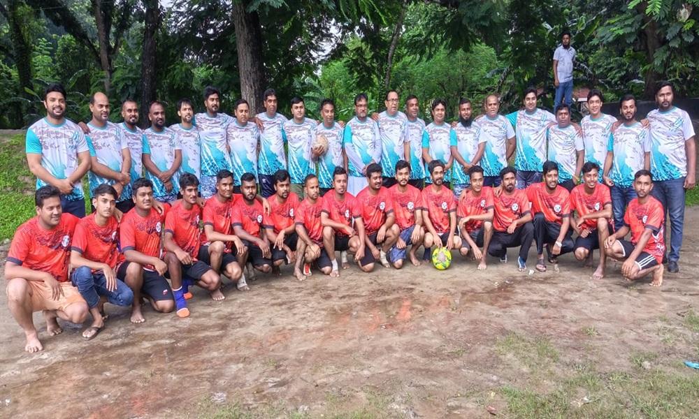 সিরাজগঞ্জ প্রেসক্লাবের  আয়োজনে প্রীতি ফুটবল ম্যাচ অনুষ্ঠিত