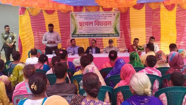 মধুপুরে ক্ষুদ্র-নৃগোষ্ঠীর মাঝে ছাগল বিতরণ অনুষ্ঠিত