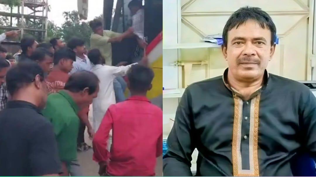 যাত্রী তোলা নিয়ে দ্বন্দ্ব:নকলায় চলন্ত বাসে মারামারির জেরে প্রাণহানি,বাস জব্দ