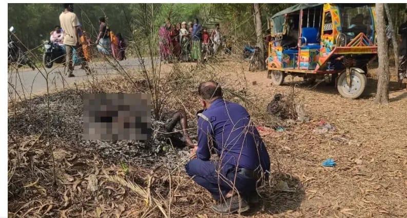 গাজীপুরে এক অজ্ঞাত কিশোরকে হত্যার পর তার মরদেহে আগুন পুড়িয়ে দেওয়ার ঘটনা ঘটেছে
