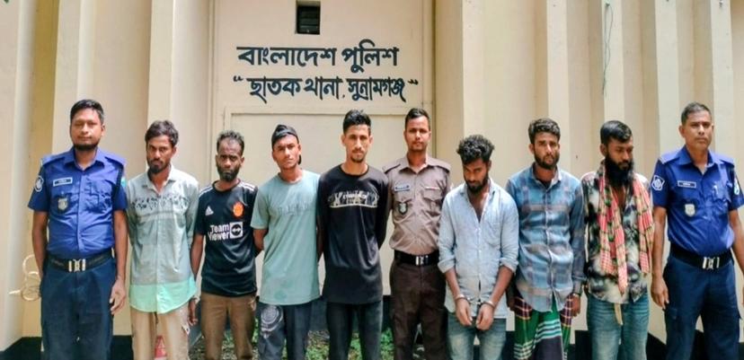 ছাতকে পৃথক অভিযানে ই/য়া/বা সহ ৭ আসামি গ্রেফতার