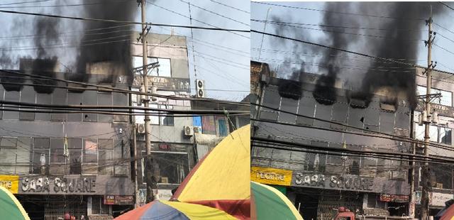 মধুপুরে কাপড়ের মার্কেটে অগ্নিকাণ্ড ২৫ লাখ টাকার ক্ষতি