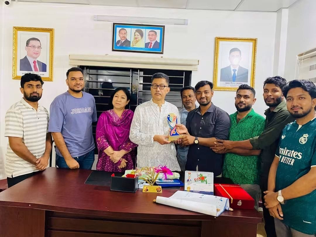 জাতীয় পুরস্কারজয়ী সাইমুনকে অভিনন্দন জানালেন সংসদ সদস্য দীপেন দেওয়ান এমপি