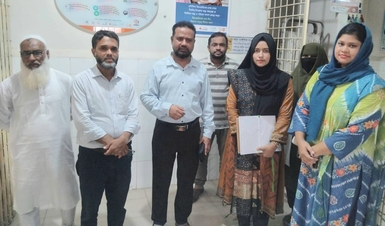 নকলা উপজেলা স্বাস্থ্য কমপ্লেক্স পরিদর্শনে সিভিল সার্জন