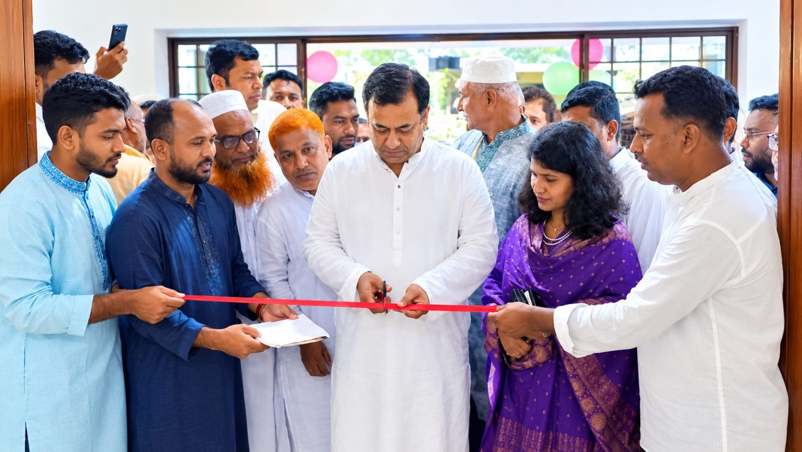 নান্দাইলে সিংরইল উচ্চ বিদ্যালয়ের নবনির্মিত একাডেমিক ভবনের উদ্বোধন
