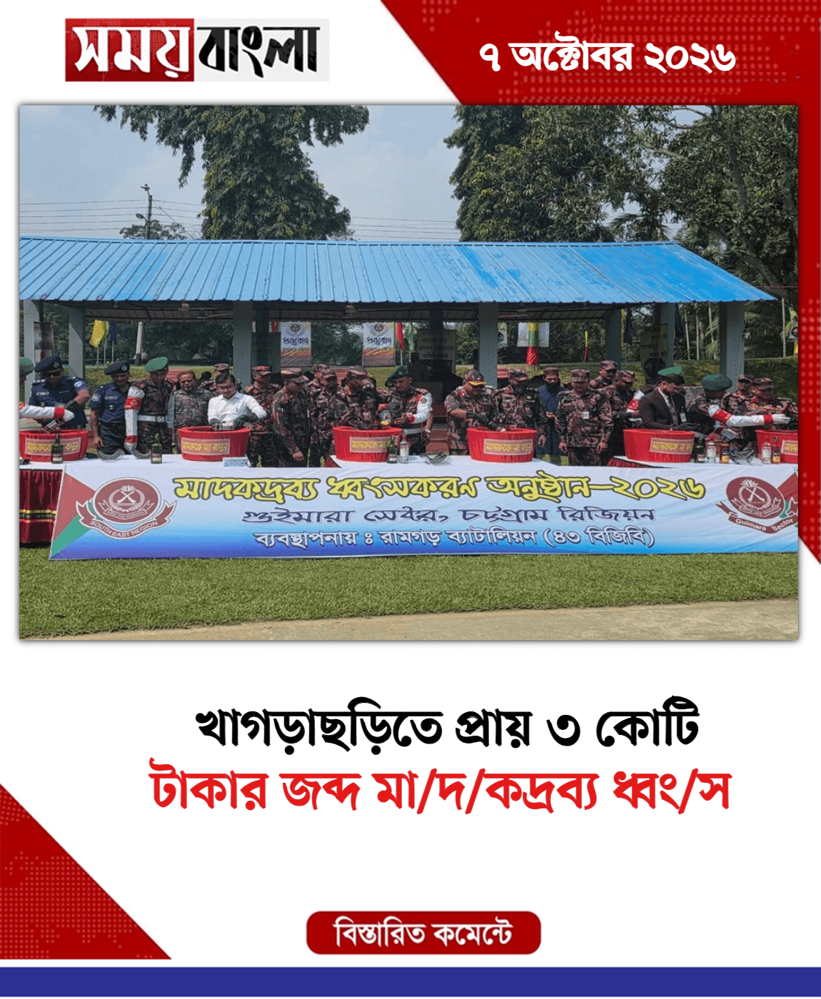 টাকার জব্দ মা/দ/কদ্রব্য ধ্বং/স