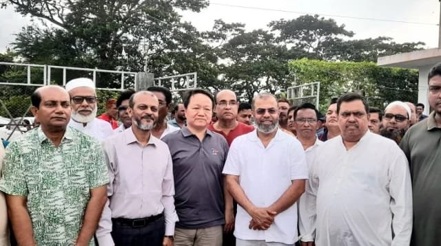 বাগেরহাটে খানজাহান আলী বিমানবন্দর নির্মাণ প্রকল্প এলাকা চীনের পরিদর্শন‎