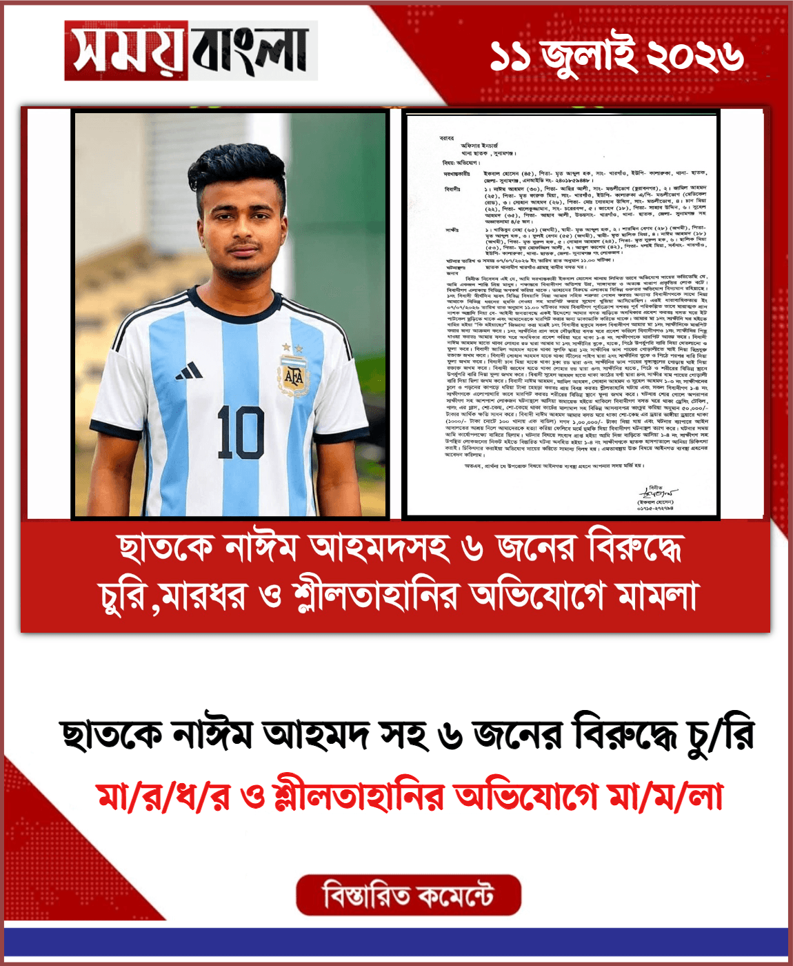  মা/র/ধ/র ও শ্লীলতাহানির অভিযোগে মা/ম/লা