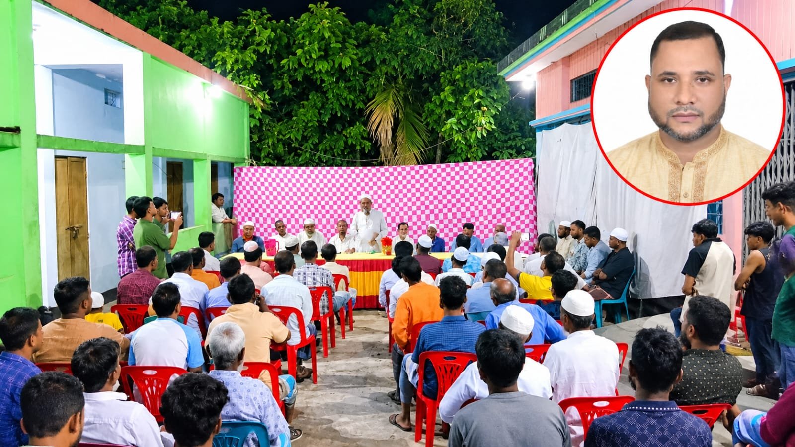 ছাতকে মেম্বার পদপ্রার্থী আনছার আলীর সমর্থনে মতবিনিময় সভা