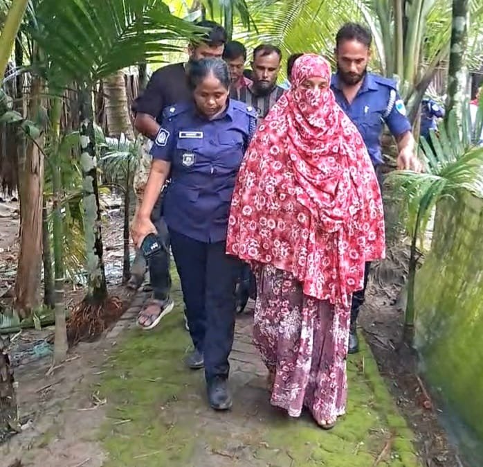শরণখোলা থানা পুলিশের অভিযানে ইয়াবা সহ গৃহ বধু গ্রেফতার।