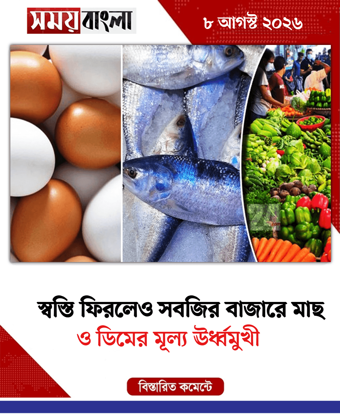 ও ডিমের মূল্য ঊর্ধ্বমুখী