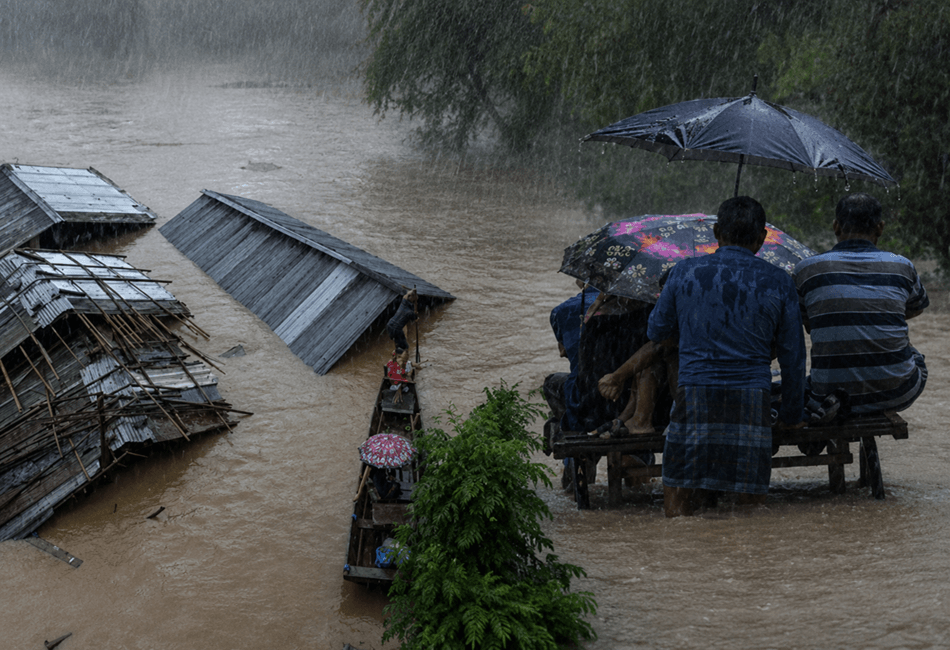 দেশের ৮ জেলায় বন্যা হতে পারে- ভারী বৃষ্টিতে