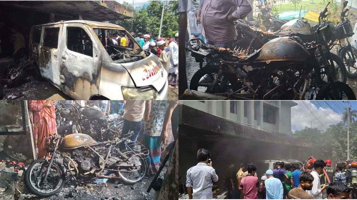 ‎বাগেরহাট হাসপাতালে অ্যাম্বুলেন্সে সিলিন্ডার বিস্ফোরণ-ভস্মীভূত ৮ মোটরসাইকেল