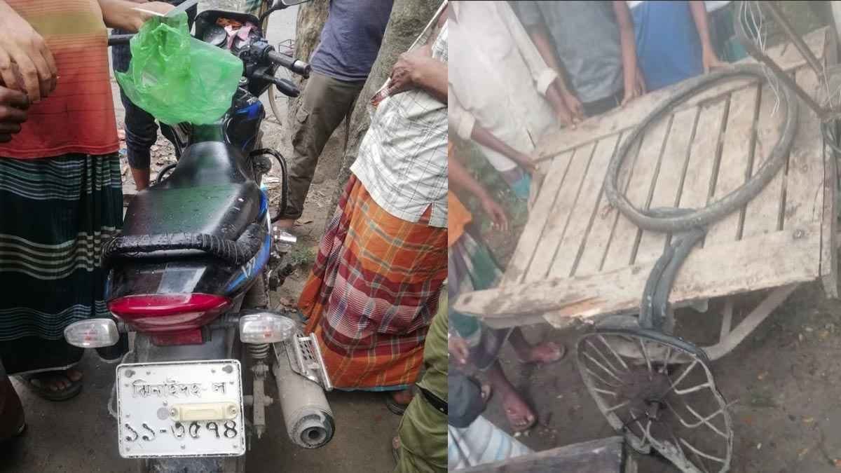 কোটচাঁদপুরে বাসের চাকায় পিষ্ট হয়ে মোটরসাইকেল আরোহীর মৃ/ত্যু