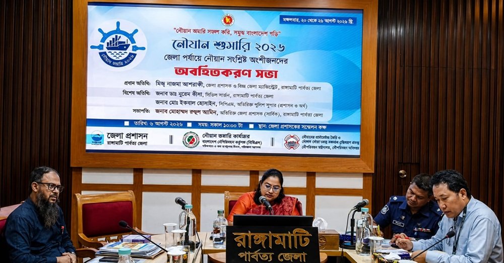 রাঙামাটিতে ১০ উপজেলায় চিহ্নিত ৪,২৯৬ নৌযান