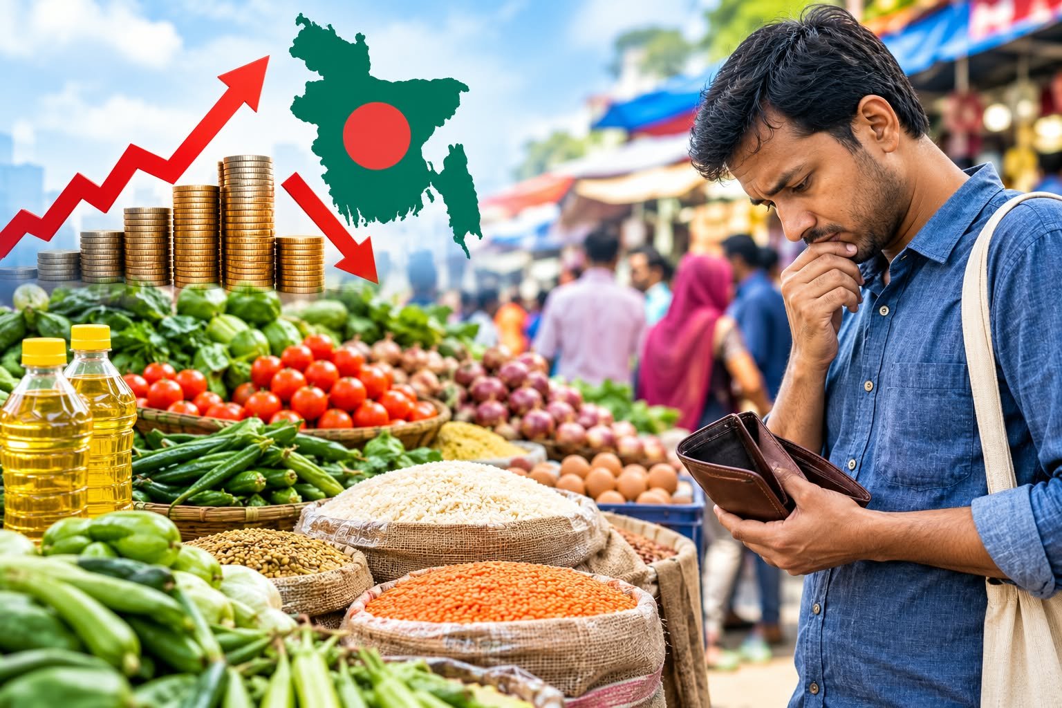 মূল্যস্ফীতি কমলেই কি স্বস্তি ফেরে?পরিসংখ্যান ও মানুষের ক্রয়ক্ষমতার হিসাব