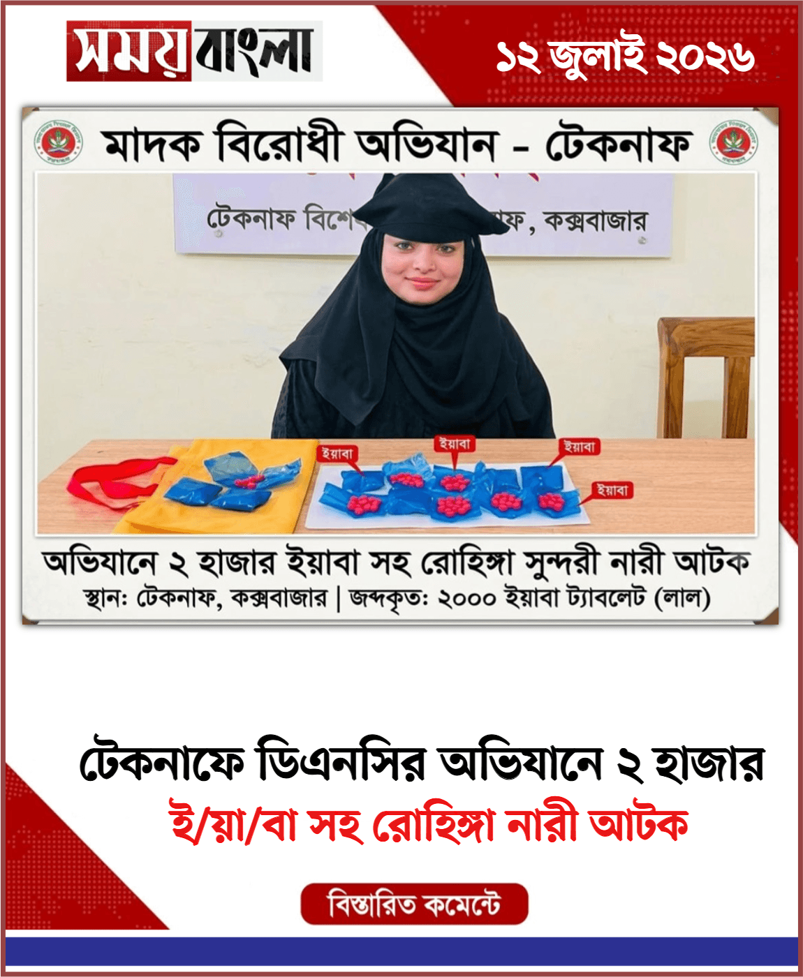 ই/য়া/বা সহ রোহিঙ্গা নারী আটক