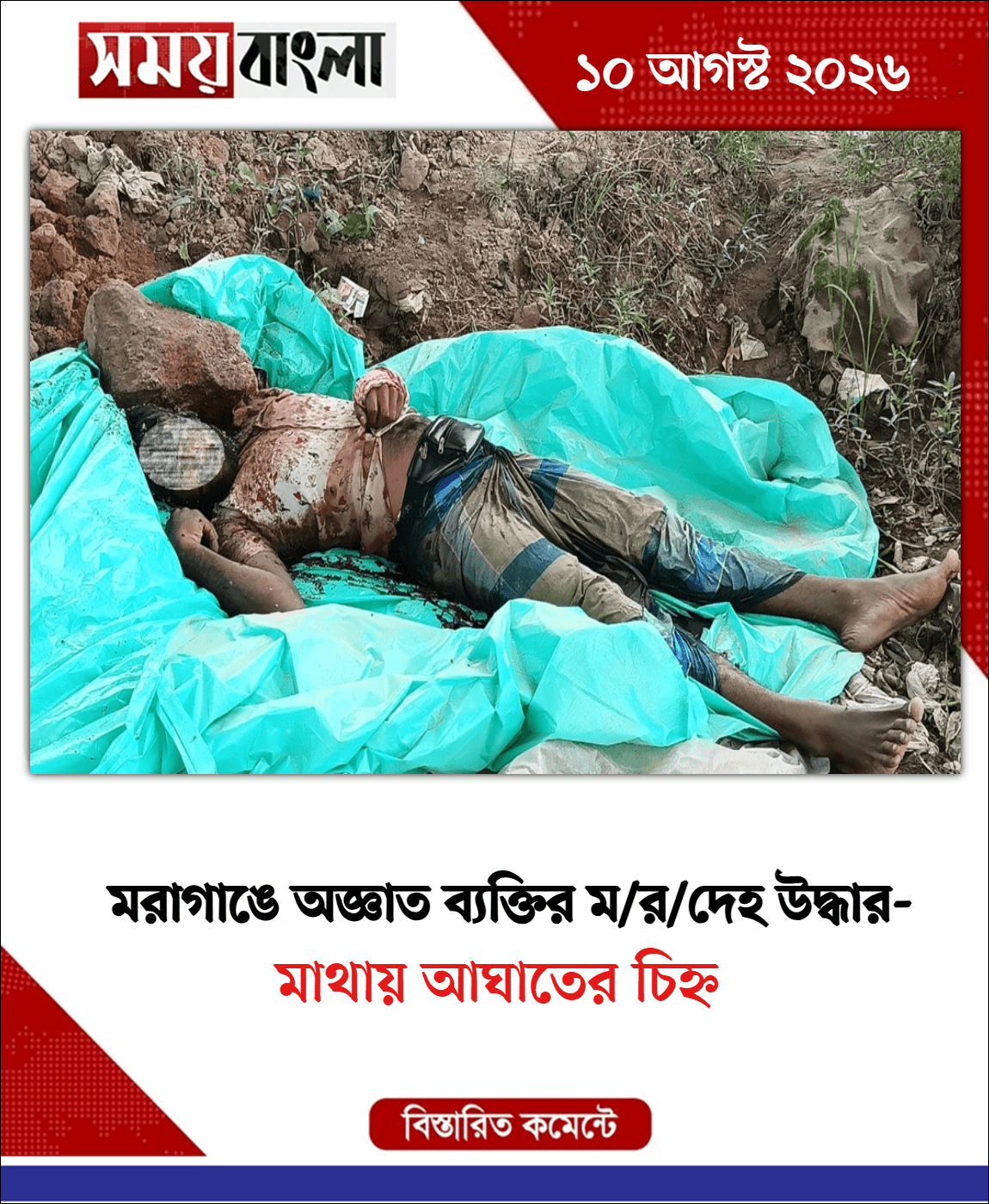 মাথায় আঘাতের চিহ্ন