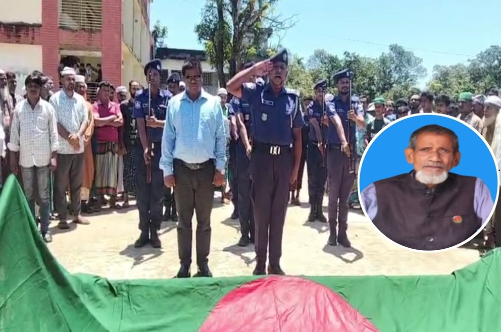 রাষ্ট্রীয় সম্মানে চিরনিদ্রায় শায়িত মধ্যনগরের বীর মুক্তিযোদ্ধা আব্দুল মজিদ
