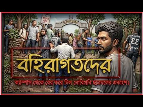 বহিরাগতদের ক্যাম্পাস থেকে বের করে দিল নোবিপ্রবি ছাত্রদলের একাংশ | Somoybangla