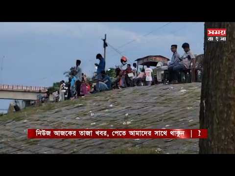 কাউনিয়ার তিস্তা পয়েন্টে একদিকে বিনোদন, অন্যদিকে জীবনের ঝুঁকি দর্শনার্থীদের উপচে পড়া ভিড়